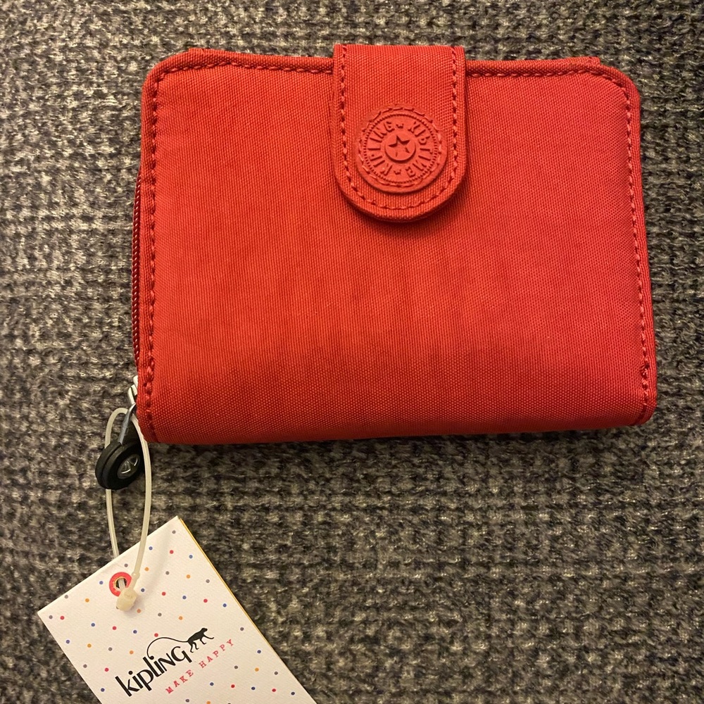 Kipling Money Love Red Wallet